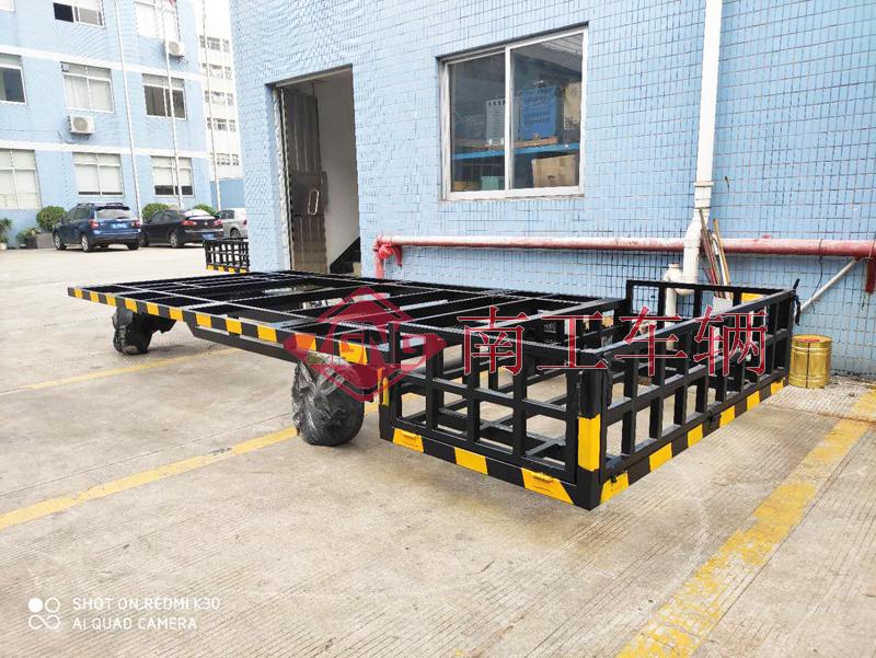 4-ton fully trailer flatbed trailer